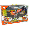 Dinobotok 2 az 1-ben Dinosaur Shotgun Orange Velociraptor Shield