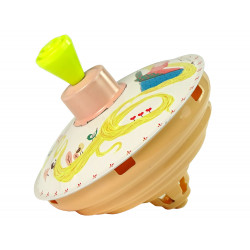 Rapunzel Spinning Top Yellow Metal
