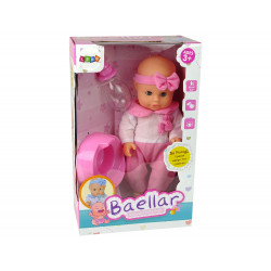 Doll 30 cm Pink Bottle Nightie Italok
