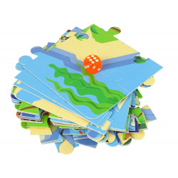 Fatégla kastélykalózhajó 46 darabos puzzle