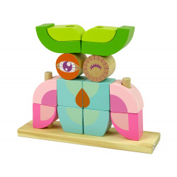Kreatív fa térbeli puzzle bagoly 3D