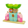 Kreatív fa térbeli puzzle bagoly 3D