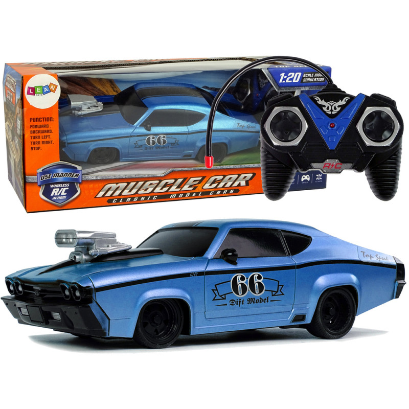 Távirányítós Sports Car Classic 1:20 Blue Pilot