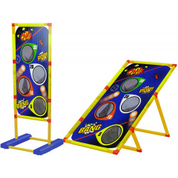 4 az 1-ben Target Toss Játék Táskák Foam Ball Gun