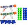 4 az 1-ben Target Toss Játék Táskák Foam Ball Gun