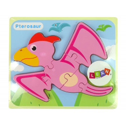 Fa Puzzle Dinosaur Pterodactyl Pink Pliosaurs Blue