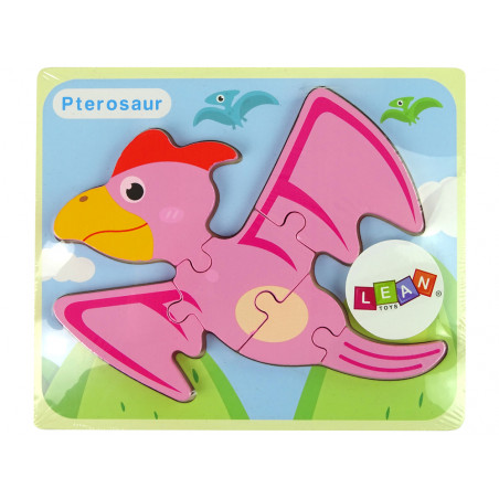 Fa Puzzle Dinosaur Pterodactyl Pink Pliosaurs Blue