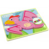 Fa Puzzle Dinosaur Pterodactyl Pink Pliosaurs Blue