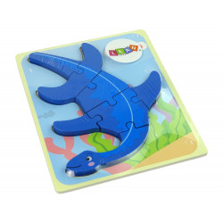 Fa Puzzle Dinosaur Pterodactyl Pink Pliosaurs Blue