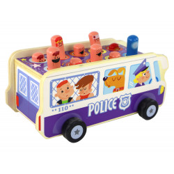 Fa arcade játék Dodgeball Police Bus