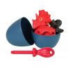 Dinosaur Triceratops készlet tojásos barkácscsavarhúzóval