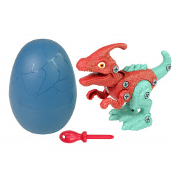 Dinosaur Parasaurolophus készlet Egg DIY csavarhúzóval