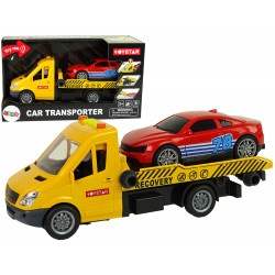 Transporter Truck Tehergépkocsi rámpa Súgó Hangok Fények