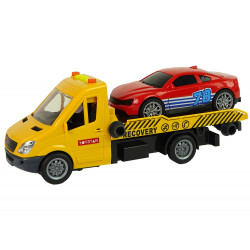 Transporter Truck Tehergépkocsi rámpa Súgó Hangok Fények
