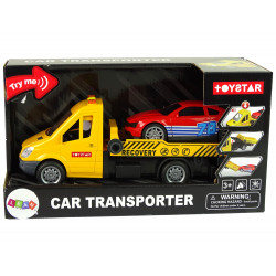 Transporter Truck Tehergépkocsi rámpa Súgó Hangok Fények