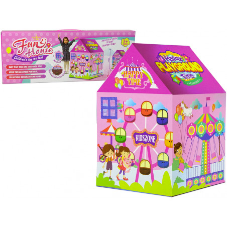 Funfair House Sátor gyerekeknek rózsaszín