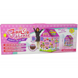 Funfair House Sátor gyerekeknek rózsaszín