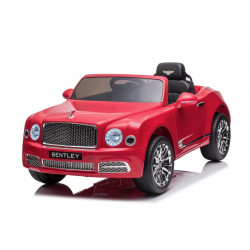 Akkumulátoros autó Bentley Mulsanne pirosra festve