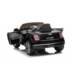 Akkumulátoros autó Bentley Mulsanne feketére festve