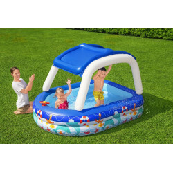 Felfújható medence tetővel 213 x 155 x 132 cm Bestway 54370