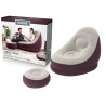 Bestway 75053 felfújható fotel lábtartóval 122 x 94 x 81 cm