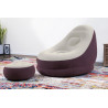Bestway 75053 felfújható fotel lábtartóval 122 x 94 x 81 cm