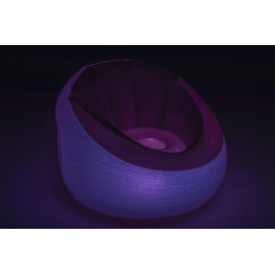 Bestway 75086 felfújható megvilágított karosszék 102 x 97 x 71 cm