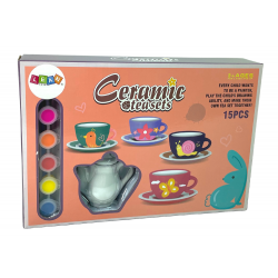 DIY festék porcelán teáskészlet