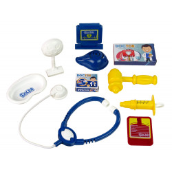 Orvoskészlet hordtáskában Doktor sztetoszkóp fecskendő