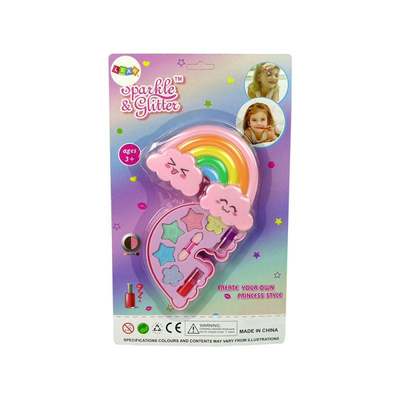 Sminkkészlet Szemhéjpúderek Rainbow Rúzsok