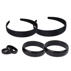 DIY Ékszerkészítő Kit Band Gyűrűk Brokát