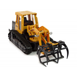 Építőipari Bulldozer Grabber 2.4GR/C lánctalpas kerekek 1:18