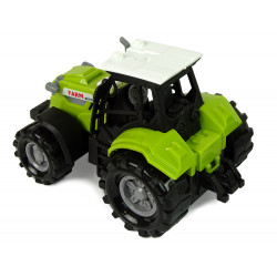 Traktor pótkocsival Bale Hay Sound Green