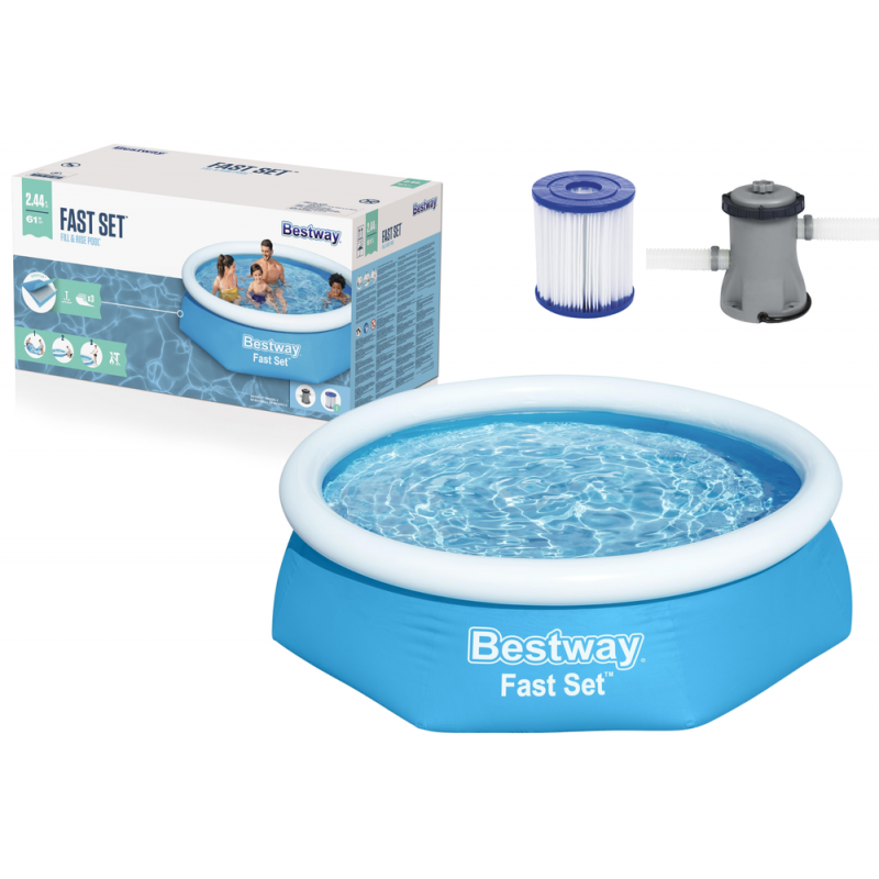 Bővülő medence 244 x 61 cm Bestway 57450