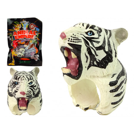 Hand Ring oktatási állatok Tiger White