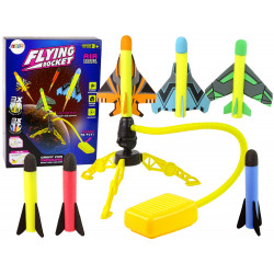 Foam Rocket Catapult Pump Launcher játék