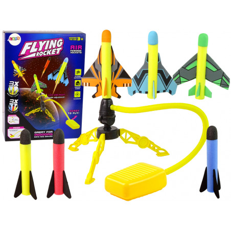 Foam Rocket Catapult Pump Launcher játék