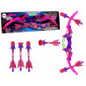 Shooting Bow Arcade játék gyerekeknek Pink Glowing Arrows Whistle