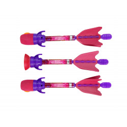 Shooting Bow Arcade játék gyerekeknek Pink Glowing Arrows Whistle
