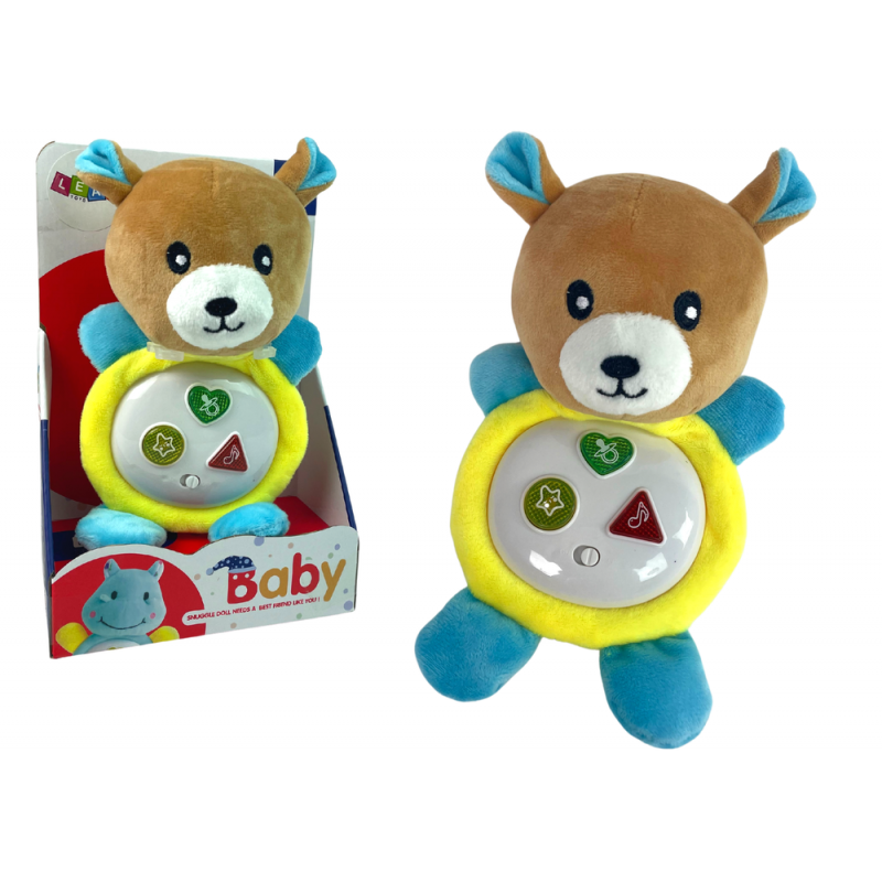 Oktatási interaktív Teddy Bear Brown hangdallamok