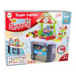 Szupermarket készlet élelmiszerbolt szkenner gyerekeknek