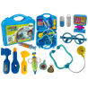 Kis orvos készlet kék sztetoszkóp