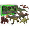 6 darabos dinoszaurusz készlet Nagy modellfigurák Őskori világ