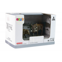 2 figurából álló készlet Afrikai varacskos disznó fiatal állatokkal a World Series-ből