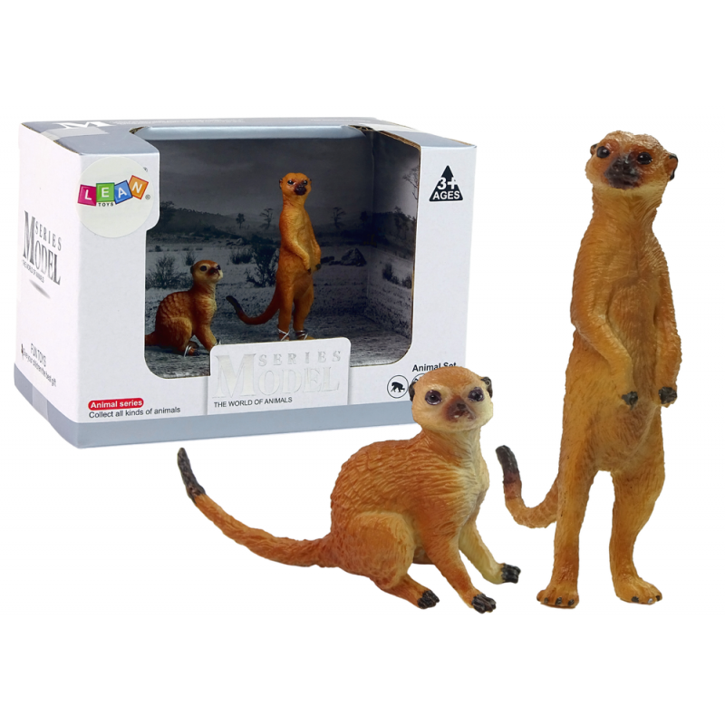 2 db Surykat Animals of the World Series figurája