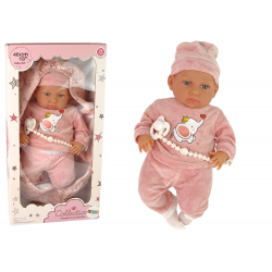 Baby Doll 46 cm Rózsaszín cumi Baby Elephant