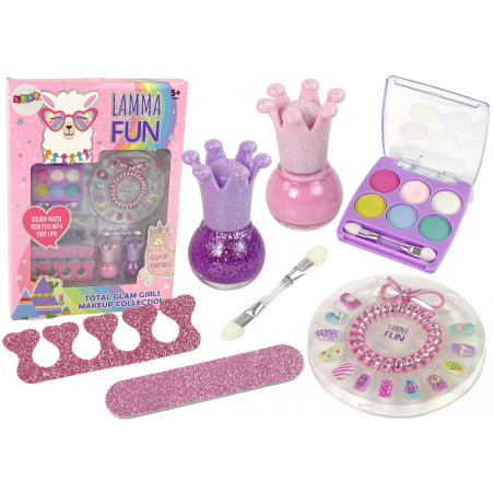 Sminkkészlet Happy Lama Minden, amire egy kis hölgynek szüksége van LAMMA FUN