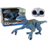 Távirányítós Dinosaur Velociraptor hang üvöltő kék