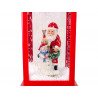 Karácsonyi dekoráció lámpás lámpa Santa Claus Carols fényeivel