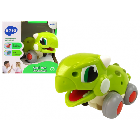Dinoszaurusz Kerekeken Zöld ábra